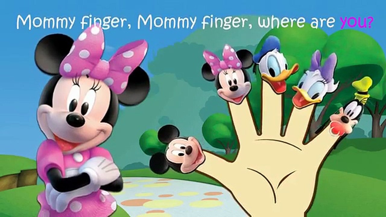 Mickey Mouse Finger Family Nursery Rhymes Lyrics