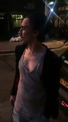 The boy punched a Muslim Girl in London