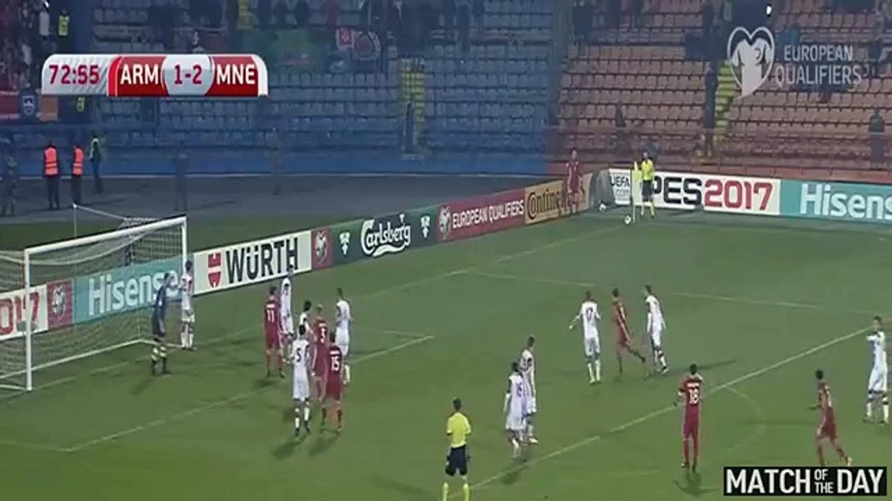 Armenia vs Montenegro 3-2 - All Goals & Extended Highlights - World Cup 2018 11_11_2016 HD