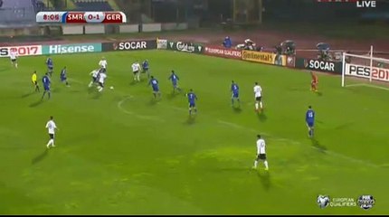 Serge Gnabry GOAL HD - San Marino 0-2 Germany 11.11.2016