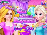 Frozen Princess Disney Elsa Become Rapunzel - Games for children