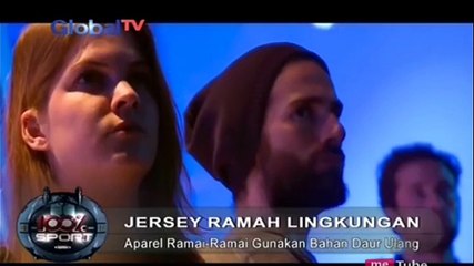 Jersey Ramah Lingkungan dari Bahan Daur Ulang Plastik