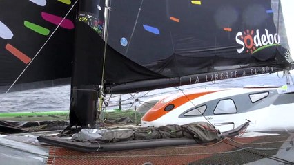 Tour du Monde Sodebo J+5 - La 2ème vidéo du bord avant le passage de l'équateur