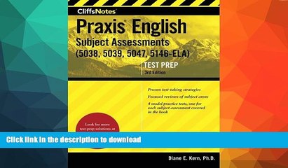 READ  CliffsNotes Praxis English Subject Assessments, 3rd Edition: (5038, 5039, 5047, 5146-ELA)
