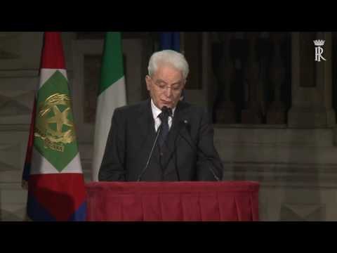 Mantova - Mattarella a “Città d’arte 3.0, il futuro delle Città d’arte in Italia” (11.11.16)