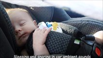 Sleeping and snoring in car ambient sounds