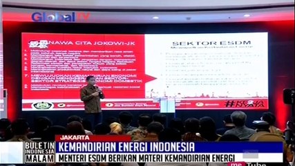 Menteri ESDM Berikan Materi Kemandirian Energi di MNC