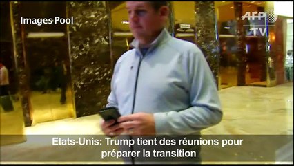 Trump tient des réunions pour préparer la transition