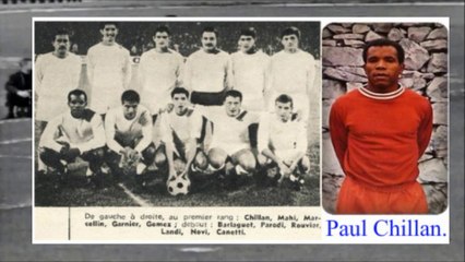 PAUL CHILLAN: ⚽. footballeur professionnel, Martiniquais, des années 50/60.