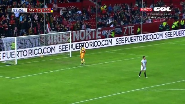 1-3 Carlos Tévez Amazing Long Range Goal HD - Sevilla vs Boca Juniors 11.11.2016 HD