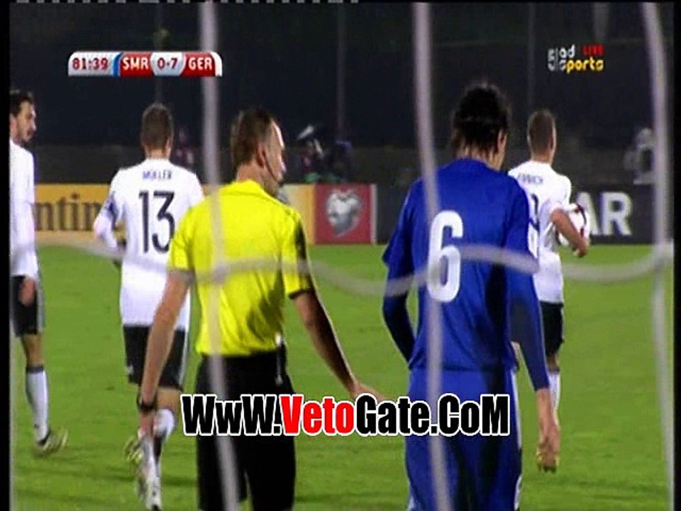 الهدف السابع والثامن لـ المانيا فى سان مارينو