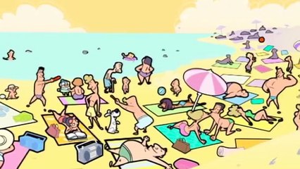 Mr Bean - Driving on the beach