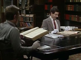 Mr Bean - Library destruction