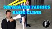 aerial fabrics circus tutorial, basic climb separated fabrics