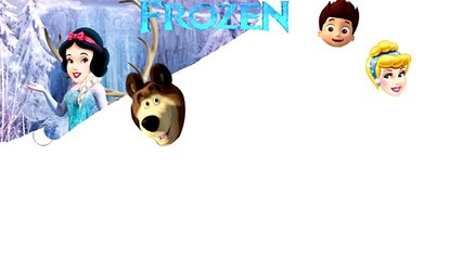 Anna and Elsa FROZEN Magic Coloring DISNEY PRINCESS Cinderella Snow White Ryder PAW PATROL Libre Soy