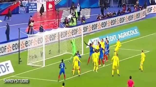 اهداف فرنسا 2 - 1 السويد