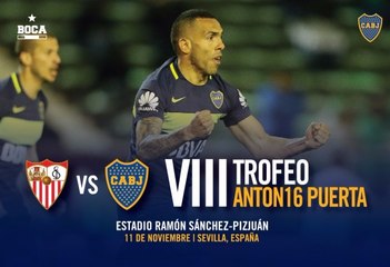 All Goals and Highlights 3-4 HD Sevilla vs Boca Juniors - Friendly 11/11/2016 HD