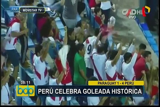 Perú vs. Paraguay: así celebraron nuestros seleccionados el histórico triunfo