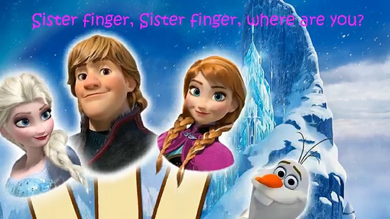 Frozen Fiver Finger Family / Nursery Rhymes