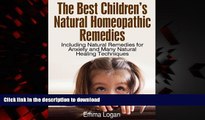Buy book  The Best Children s Natural Homeopathic Remedies (Including Natural Remedies for Anxiety