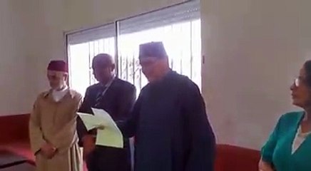 القصيدة التي ألقاها الأستاذ محمد الروكي