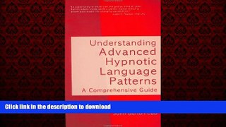 Best books  Understanding Advanced Hypnotic Language Patterns: A Comprehensive Guide