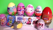 Eggo Toys Surprise Eggs Shopkins Basket Peppa-Pig Disney Frozen Princess Minnie MyLittlePony Kinder