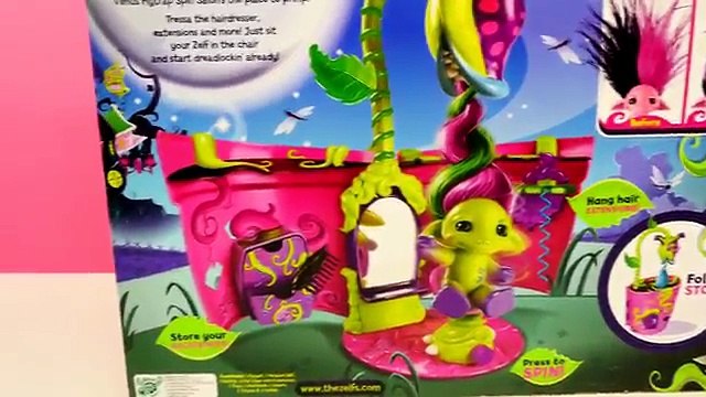 CRAZY Frozen Elsa Hair Makeover by The Zelfs Venus Flytrap Spin Salon Disney Barbie Dolls DCTC