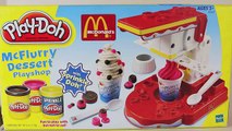 Play Doh McDonalds McFlurry Dessert Playshop Play Dough Fast Food Ice Cream Vintage DisneyCarToys