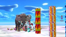 Elephant Fighting With Animals Cartoons And Singing Finger Family Children Nursery Rhymes