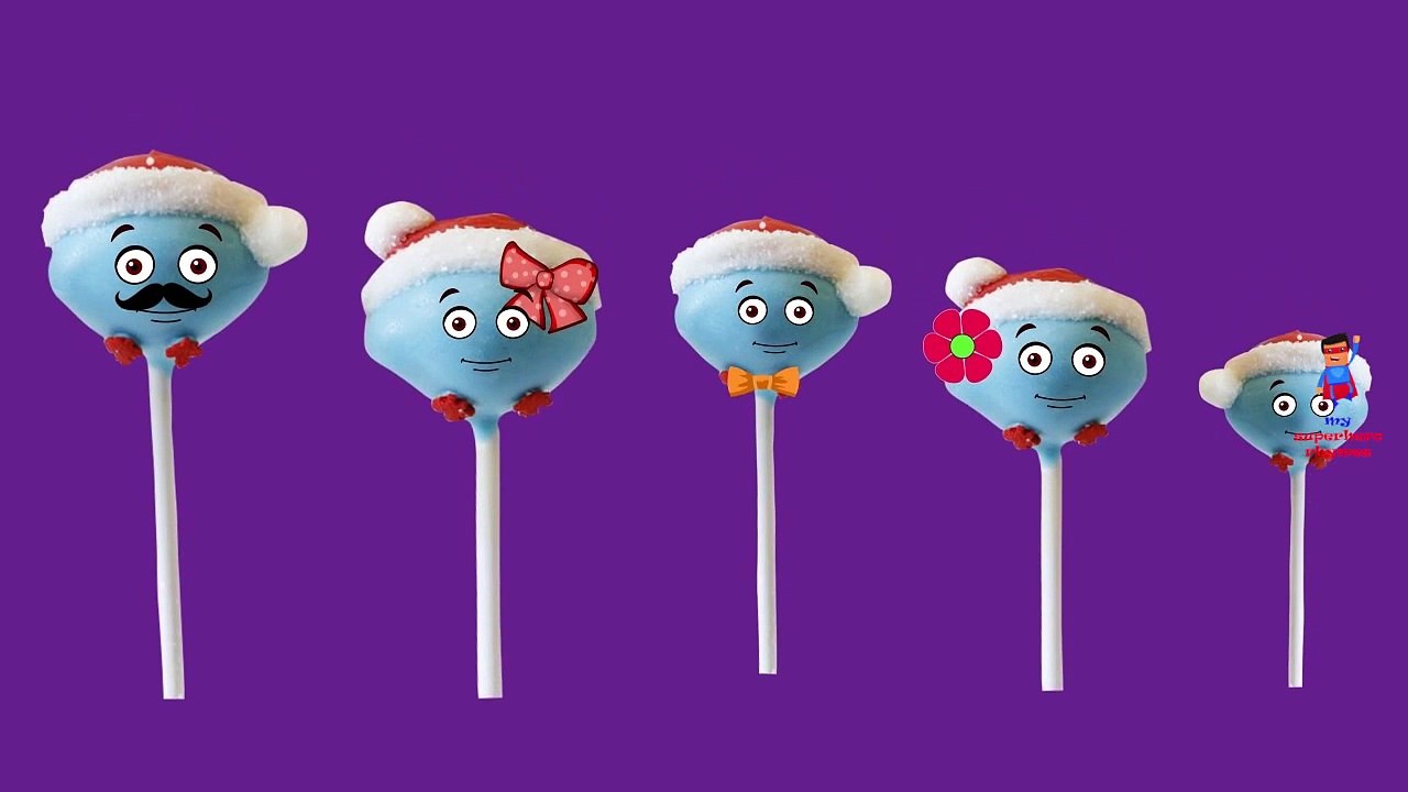 Finger Family Rhymes Cake Pops Cartoon | Lollipop Cake Pops Finger Family