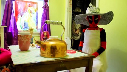 The Whole Story: Monster Upstairs Spiderman vs Godzilla, Monkey King, Pink Girlpool SuperHeroKids