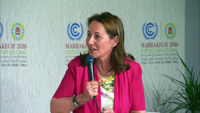 La justice climatique, c'est le cœur du combat climatique : Ségolène Royal - Marrakech : COP22