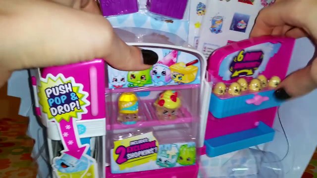 Видео для девочек. Shopkins Шопкинс холодильник Peppa Pig Игрушки для детей обзор