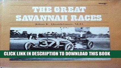 [PDF] The Great Savannah (Georgia) Races (Brown Thrasher Books) Full Collection