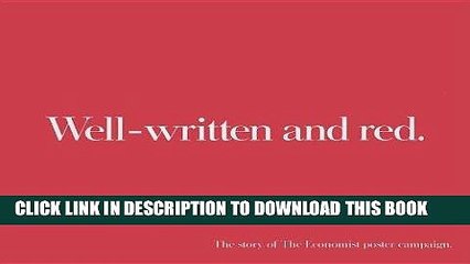 Best Seller Well-written and red: The continuing story of The Economist poster campaign Free