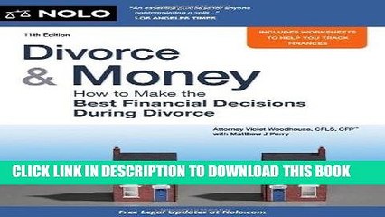 Ebook Divorce   Money: How to Make the Best Financial Decisions During Divorce (Divorce and Money)