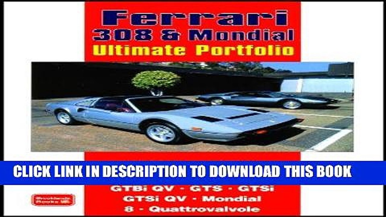 [PDF] Ferrari 308   Mondial Ultimate Portfolio 1974-1985 Popular Collection