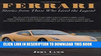 [PDF] Ferrari: Stories from Those Who Lived the Legend Popular Collection