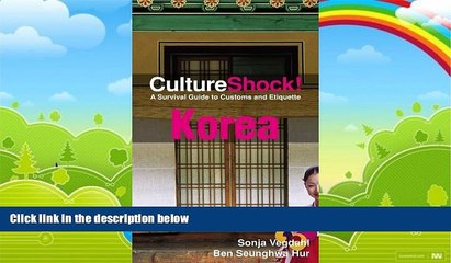 Best Buy Deals  CultureShock! Korea: A Survival Guide to Customs and Etiquette (Cultureshock