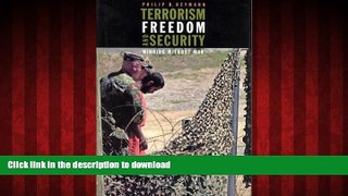 Read book  Terrorism, Freedom, and Security: Winning Without War (Belfer Center Studies in