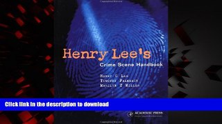 liberty books  Henry Lee s Crime Scene Handbook online pdf