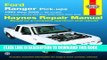 [PDF] Ford Ranger Pick-ups 1993 thru 2008 (Haynes Repair Manual) Popular Online