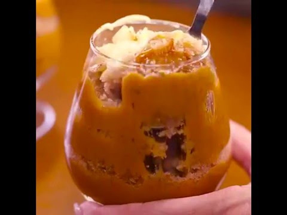 Bolo de churros na taça