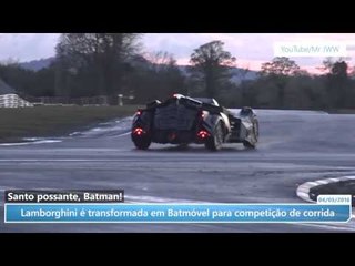 Lamborghini Gallardo é transformada em Batmóvel para competição de corrida