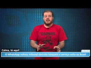 O WhatsApp voltou; tribunal derruba bloqueio e serviço volta ao Brasil