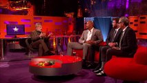 Dwayne The Rock Johnson Reacts To Seth Rogens Fancy Dress Outfit - The Graham Norton