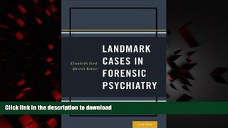 Buy books  Landmark Cases in Forensic Psychiatry online for ipad