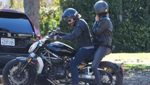 Bradley Cooper Goes for Motorcycle Ride with Irina Shayk
