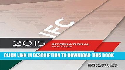 [PDF] Epub 2015 International Fire Code Full Online
